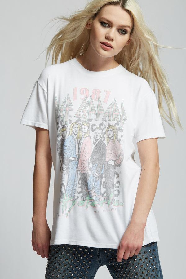 Recycled Karma Def Leppard Hysteria Unisex Graphic Tee