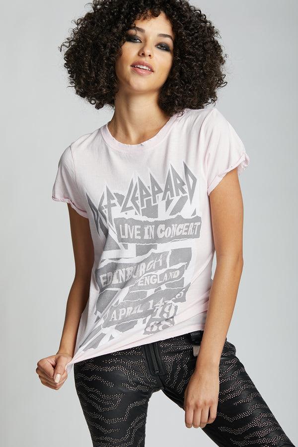 recycled karma Def Leppard Live In Concert England Vintage Tee