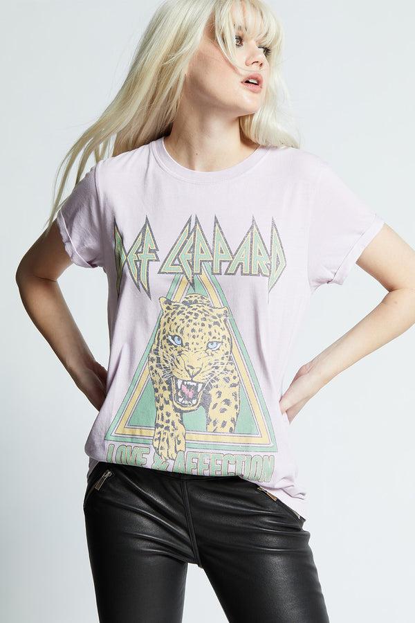 Recycled Karma Def Leppard Love & Affection Graphic Tee