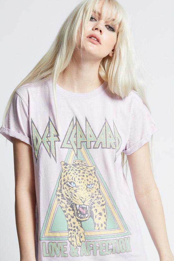 Recycled Karma Def Leppard Love & Affection Graphic Tee