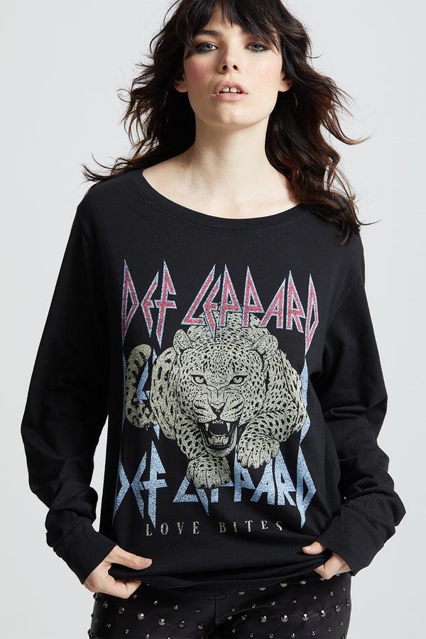 Recycled Karma Def Leppard Love Bites Long Sleeve Tee