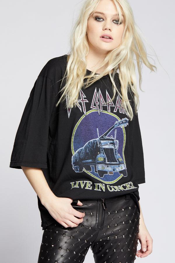 Recycled Karma Def Leppard On Through The Night Concert Tee