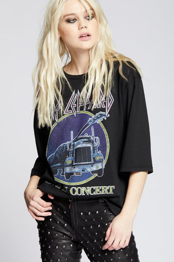 recycled karma Def Leppard On Through The Night Concert Tee