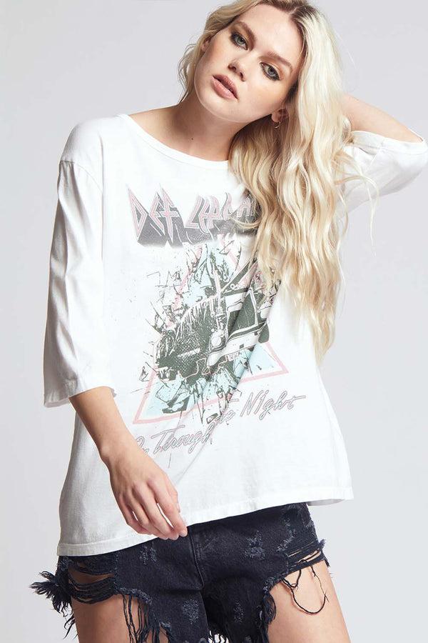 Recycled Karma Def Leppard On Through The Night Truck Tee