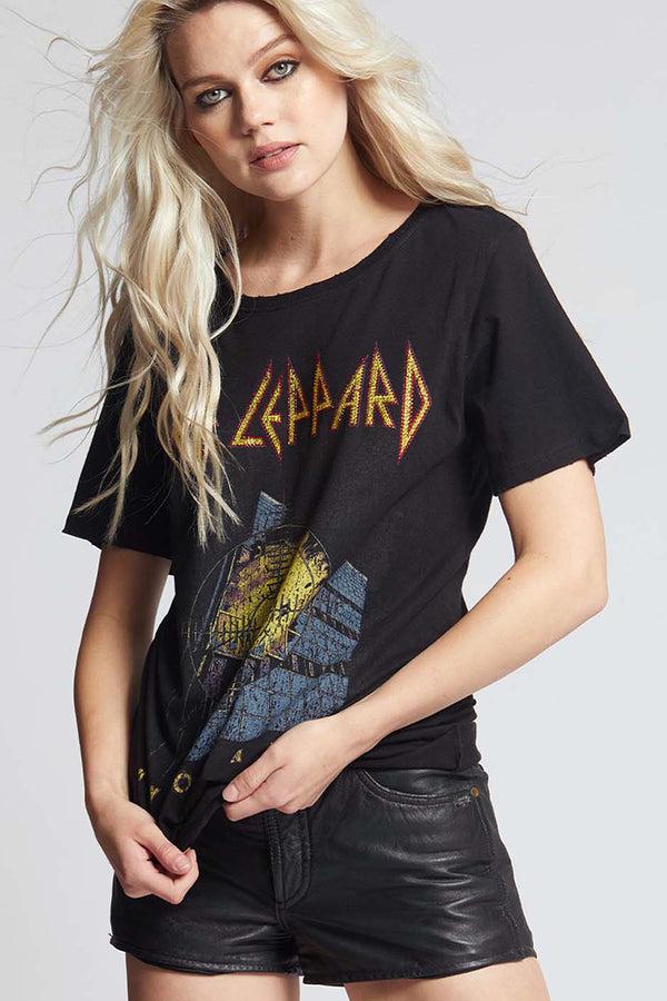 Recycled Karma Def Leppard Pyromania Crystal Album Tee