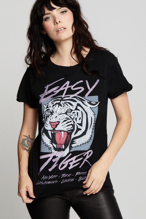 Recycled Karma Easy Tiger Around The World Vintage Graphic Tee