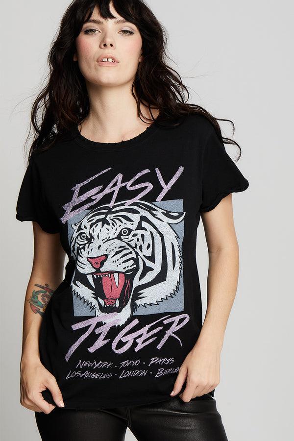Recycled Karma Easy Tiger Around The World Vintage Graphic Tee