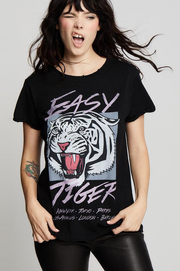 recycled karma Easy Tiger Around The World Vintage Graphic Tee