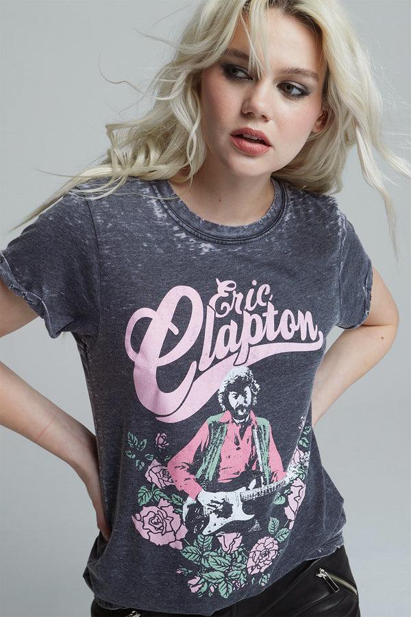 Recycled Karma Eric Clapton 1977 World Tour Vintage Graphic Tee