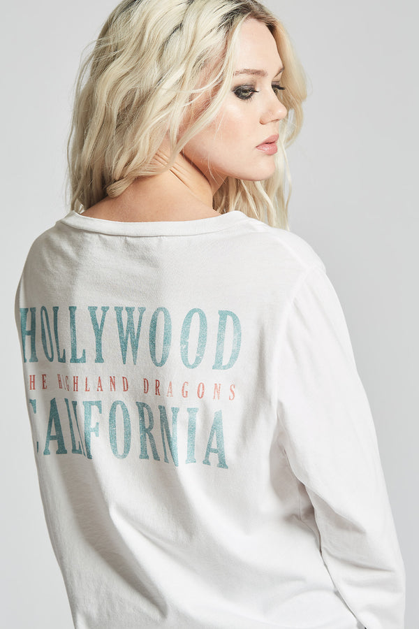 Recycled Karma Hollywood Highland Dragons Long Sleeve Tee