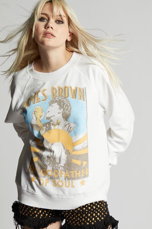 Recycled Karma James Brown The Godfather Of Soul Sweatshirt
