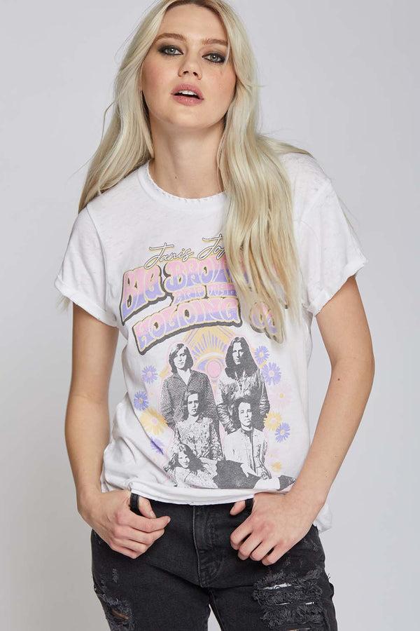 Recycled Karma Janis Joplin Big Brother And The Holding Co Flower Tee