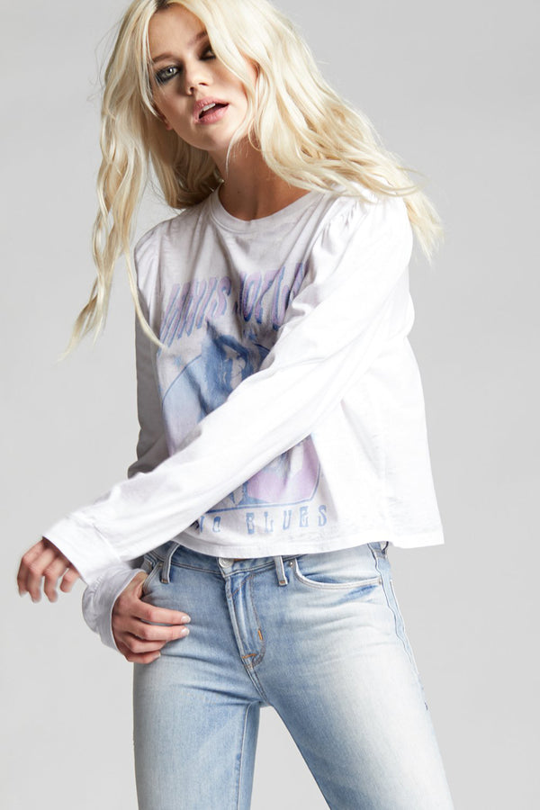 Recycled Karma Janis Joplin Kozmic Blues Puff Sleeve