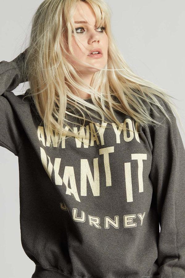Recycled Karma Journey Any Way You Want It Sweatshirt