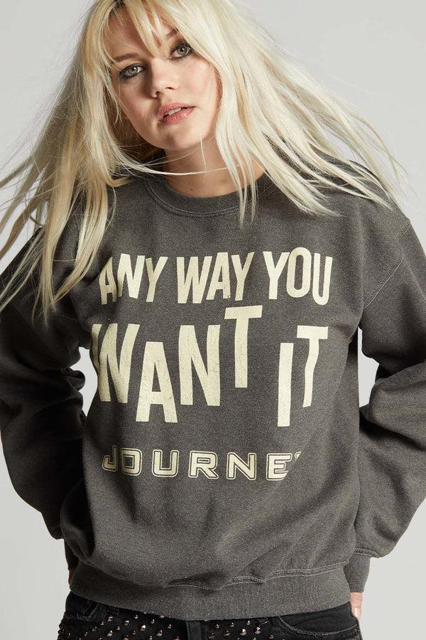Recycled Karma Journey Any Way You Want It Sweatshirt