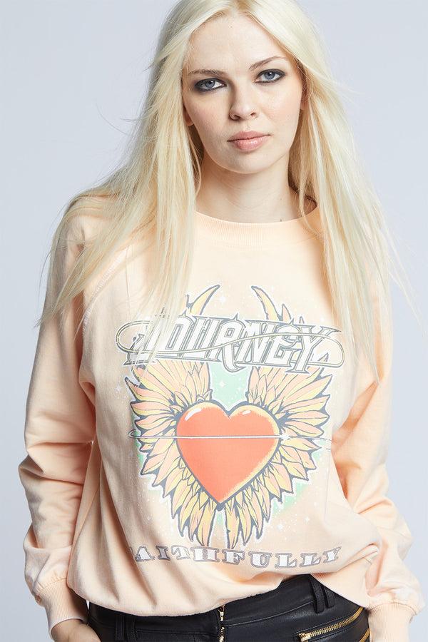 Recycled Karma Journey Faithfully Oversized Graphic Sweatshirt