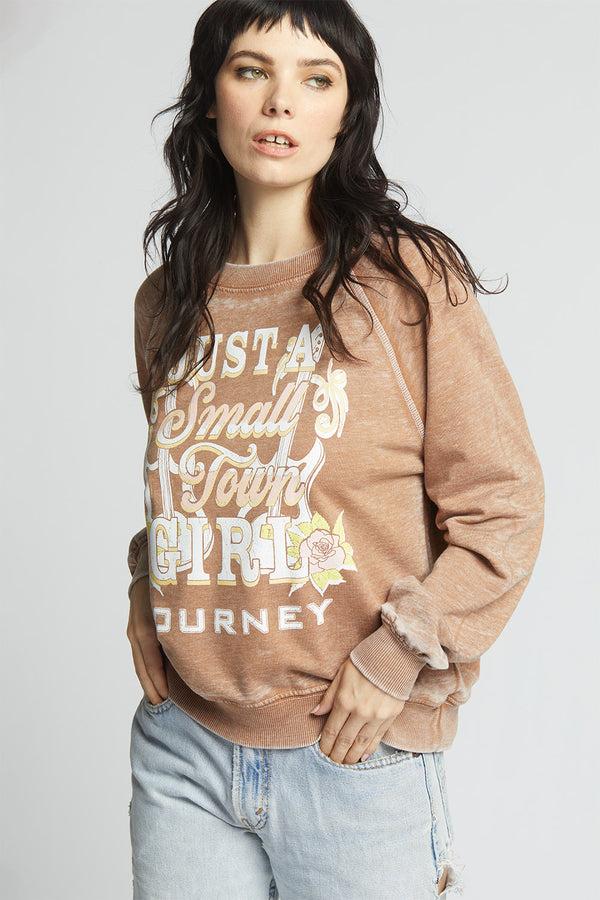 Recycled Karma Journey Just A Small Town Girl Sweatshirt