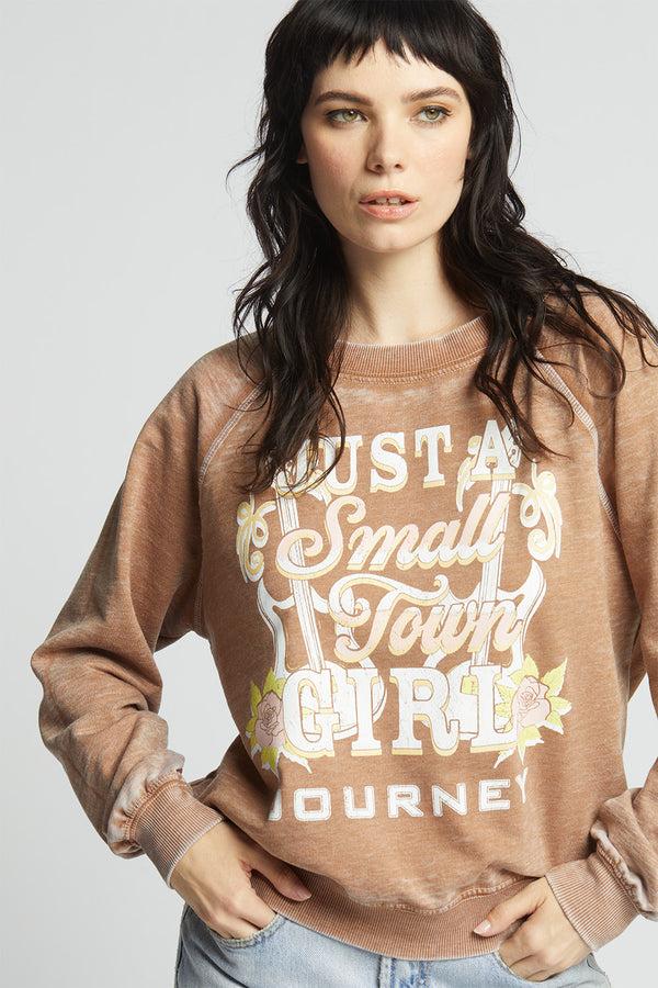 Recycled Karma Journey Just A Small Town Girl Sweatshirt