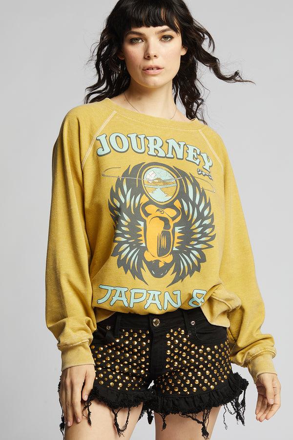 recycled karma Journey Live in Japan Oversized Graphic Sweatshirt