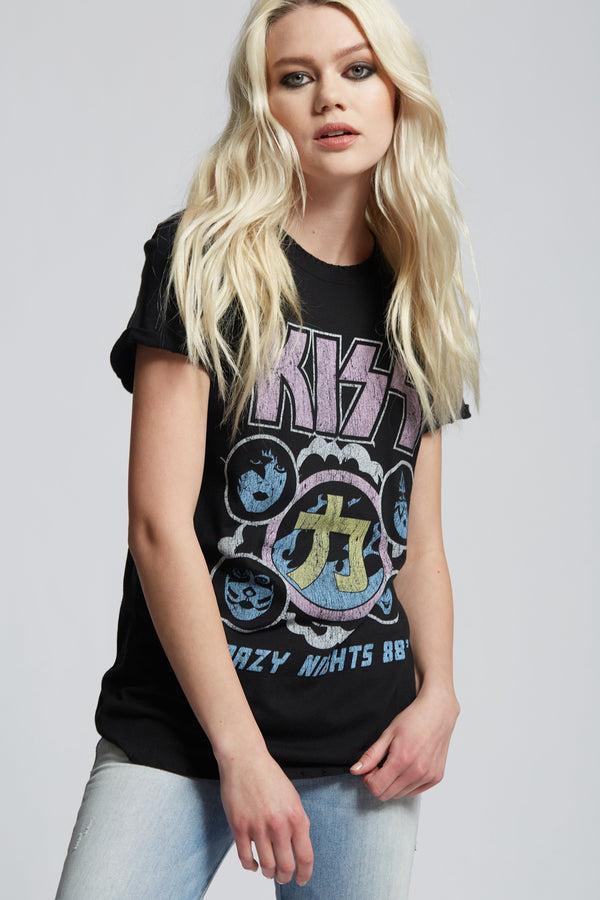 Recycled Karma KISS Crazy Nights ‘88 Vintage Graphic Tee