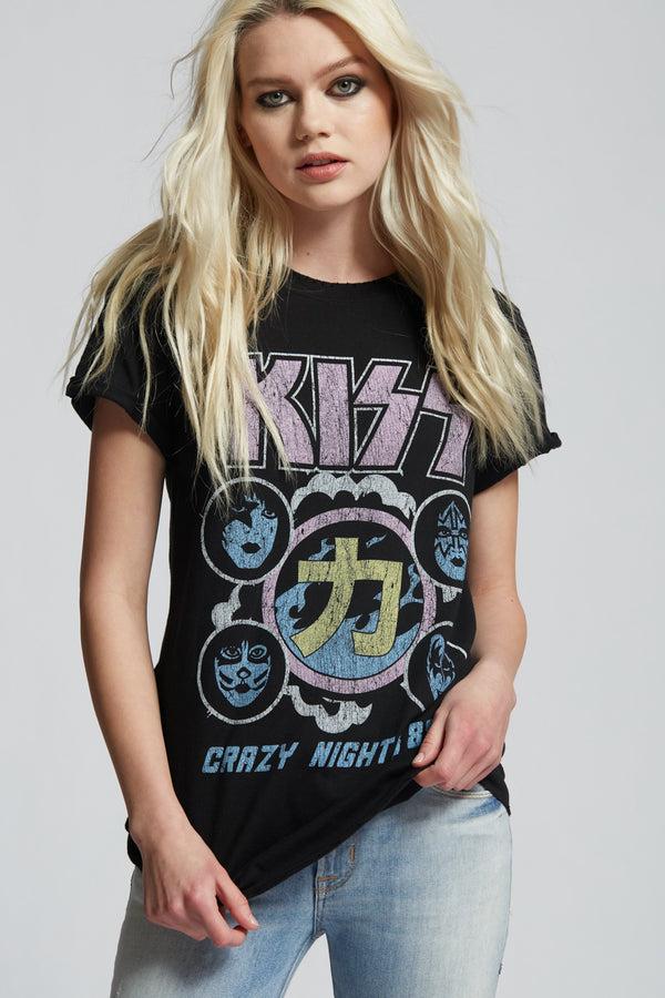 recycled karma KISS Crazy Nights ‘88 Vintage Graphic Tee