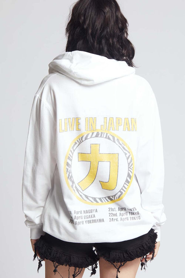Recycled Karma KISS Crazy Nights Japan World Tour Oversized Hoodie