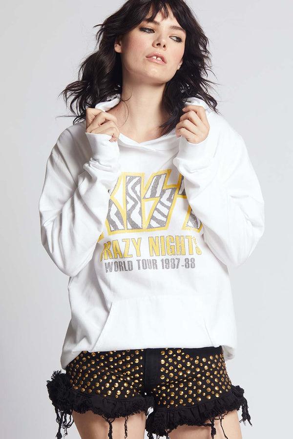 Recycled Karma KISS Crazy Nights Japan World Tour Oversized Hoodie