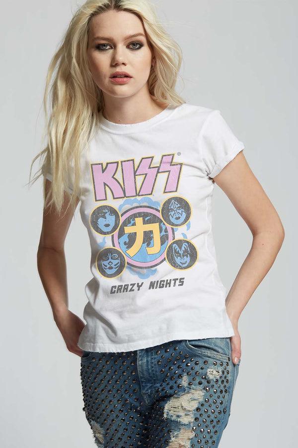 Recycled Karma KISS Crazy Nights Vintage Graphic Tee