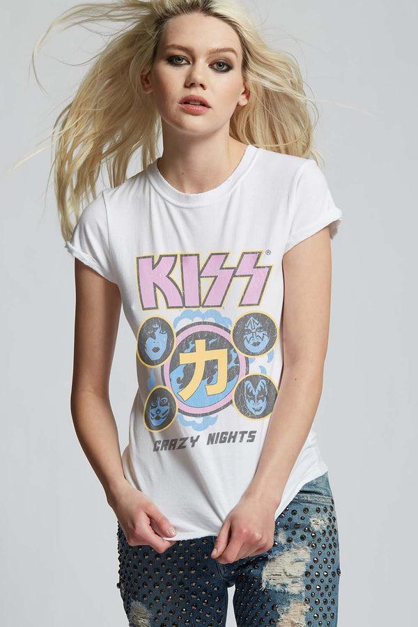 Recycled Karma KISS Crazy Nights Vintage Graphic Tee