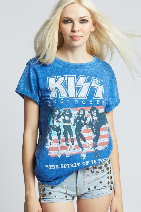 Recycled Karma KISS Destroyer 1976 Vintage Tour Tee