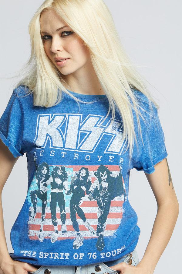 Recycled Karma KISS Destroyer 1976 Vintage Tour Tee