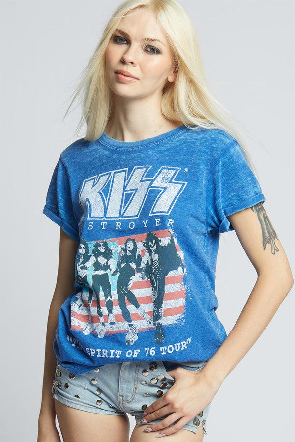 Recycled Karma KISS Destroyer 1976 Vintage Tour Tee