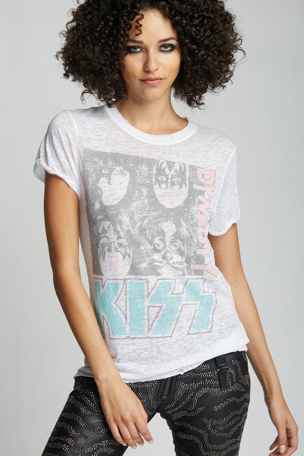 recycled karma KISS Dynasty Tour Vintage Burnout Tee