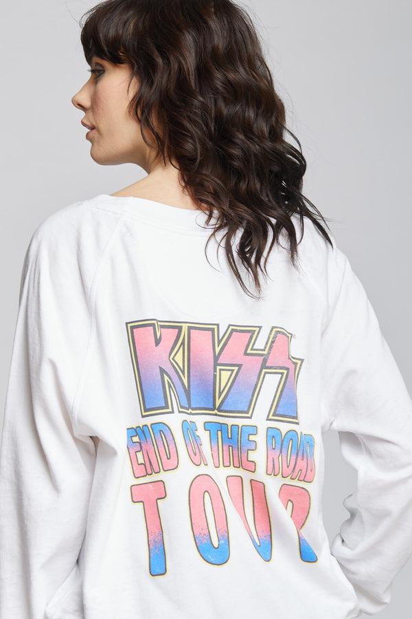 Recycled Karma KISS End Of The Road Tour Oversized Sweatshirt