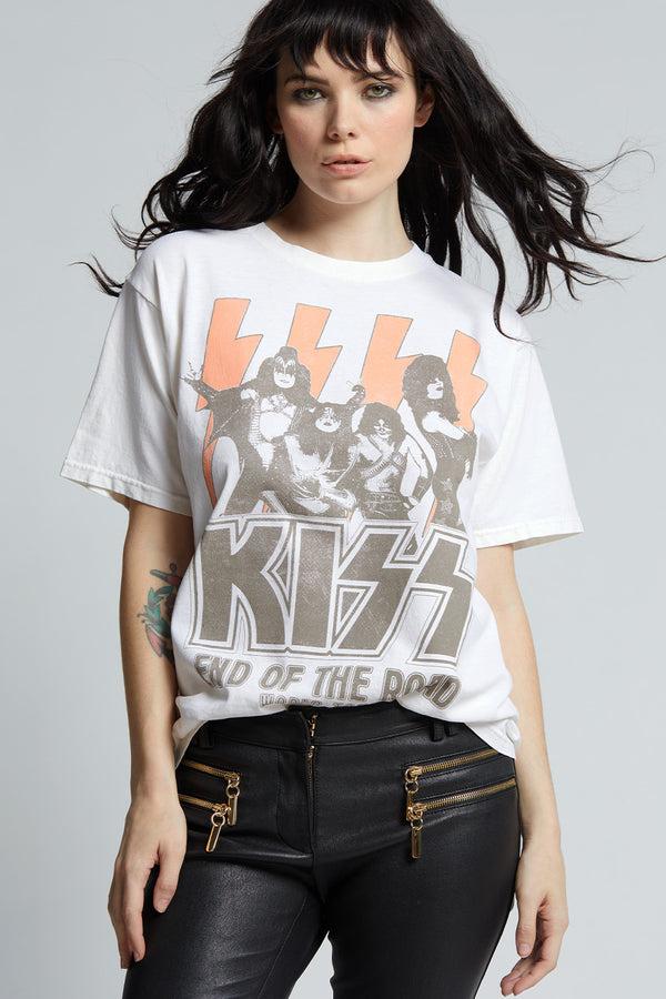 Recycled Karma KISS End Of The Road Tour Unisex Concert Tee