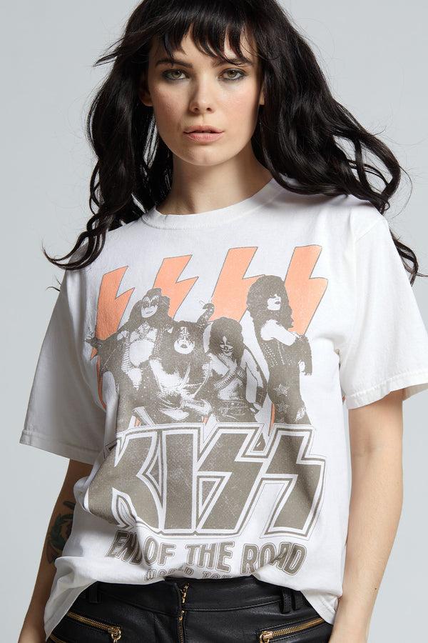 Recycled Karma KISS End Of The Road Tour Unisex Concert Tee