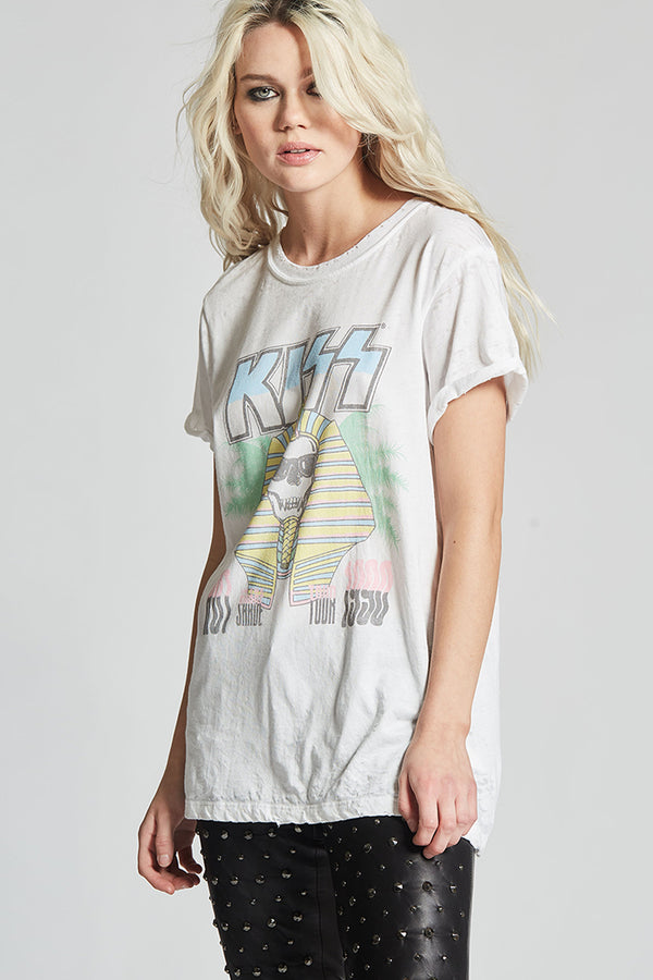 Recycled Karma KISS Hot In The Shade 1990 Fitted Vintage Tour Tee