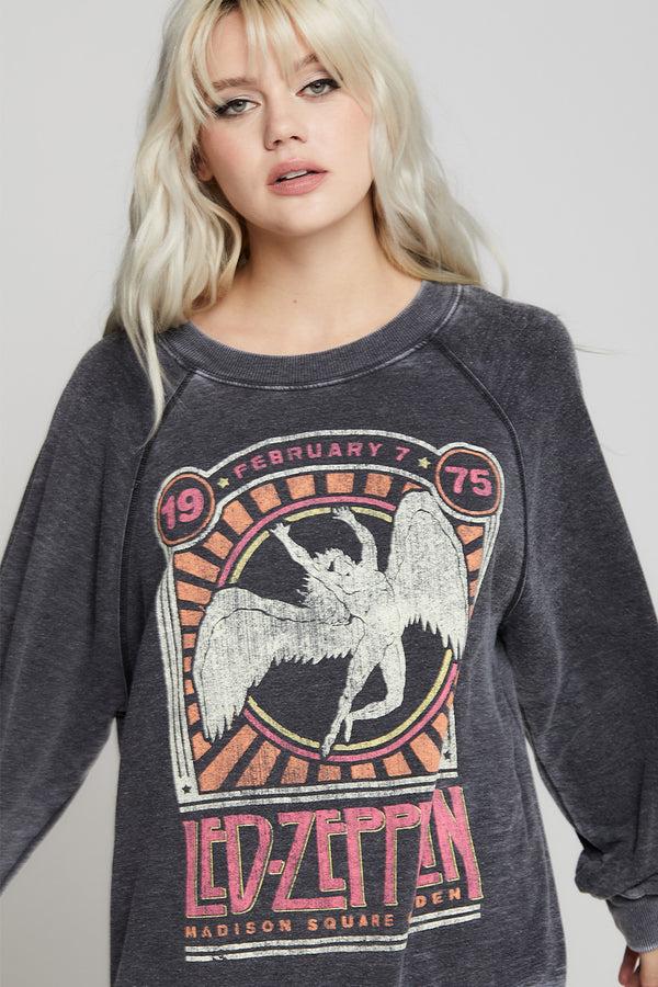 Recycled Karma Led Zeppelin 1975 Oversized Vintage Sweatshirt