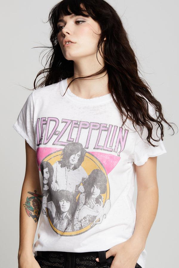 Recycled Karma Led Zeppelin Band Members Vintage Graphic Tee