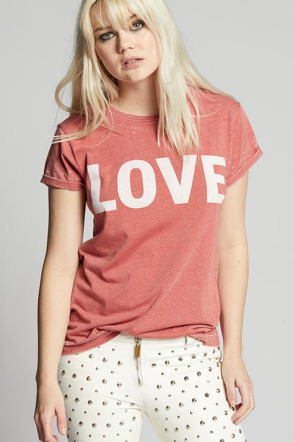recycled karma Love Fitted Chili Pepper Graphic Tee
