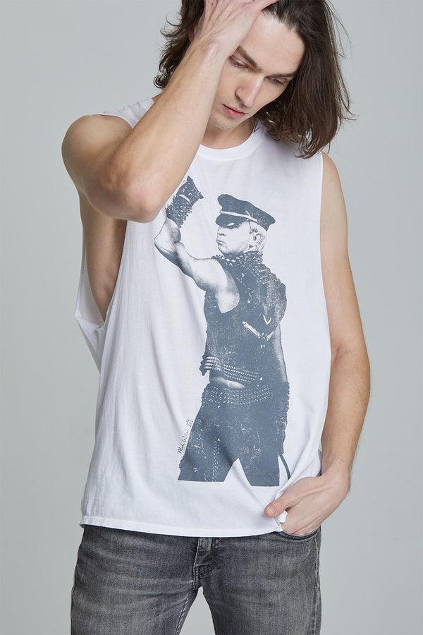 Recycled Karma Mark Weiss X RKB Rob Halford Graphic Muscle Tank Top