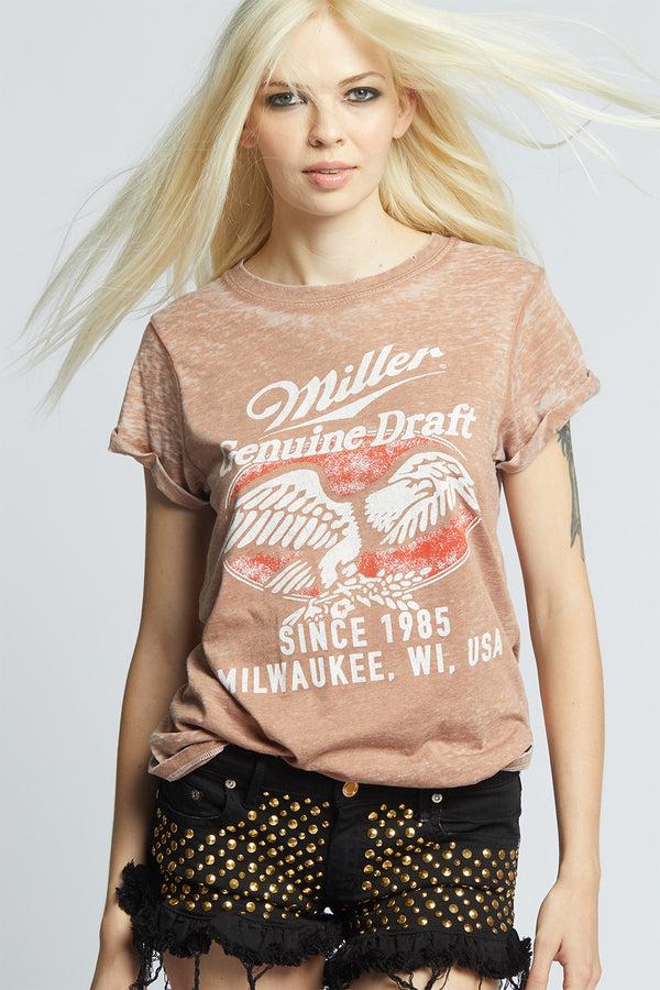 recycled karma Miller Genuine Draft 1985 Vintage Graphic Tee