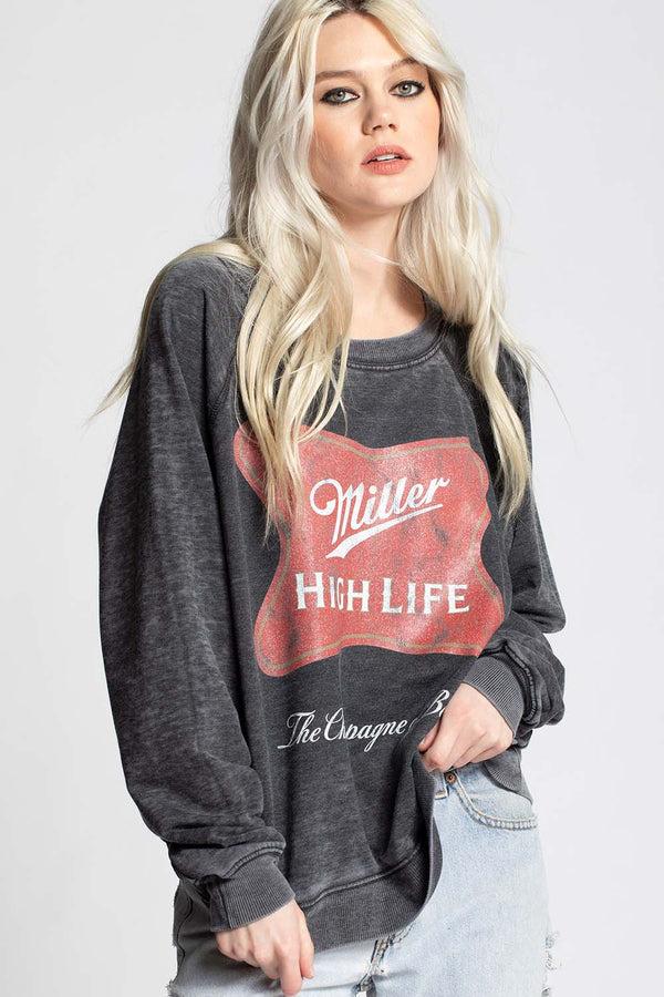 Recycled Karma Miller High Life Oversized Vintage Sweatshirt