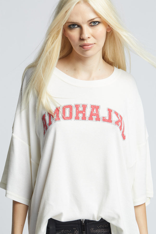 Recycled Karma Oklahoma One Size Tee - Vintage Inspired Tee