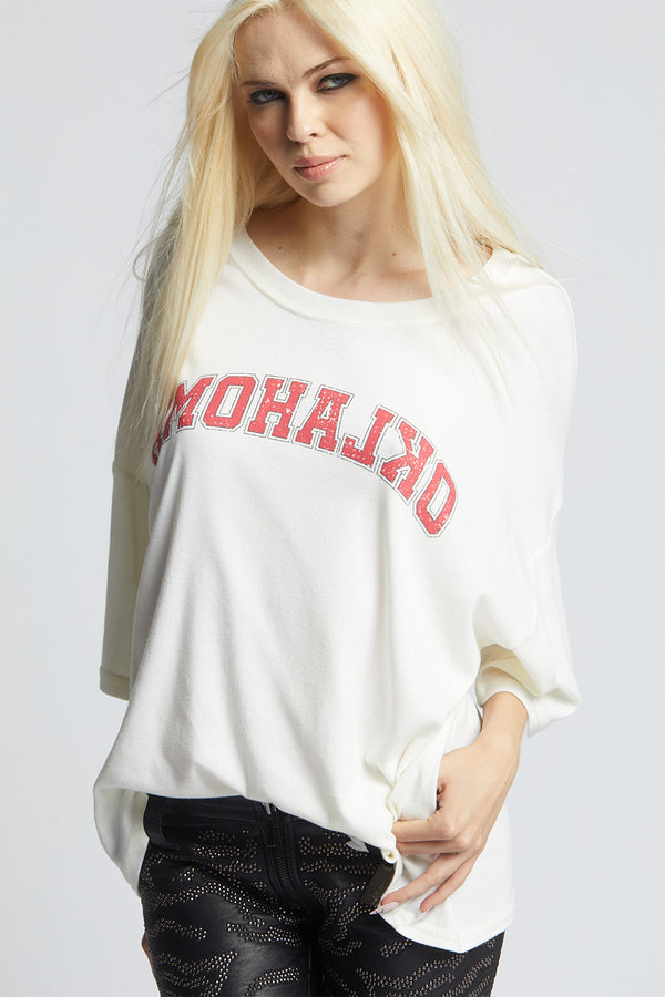 Recycled Karma Oklahoma One Size Tee - Vintage Inspired Tee