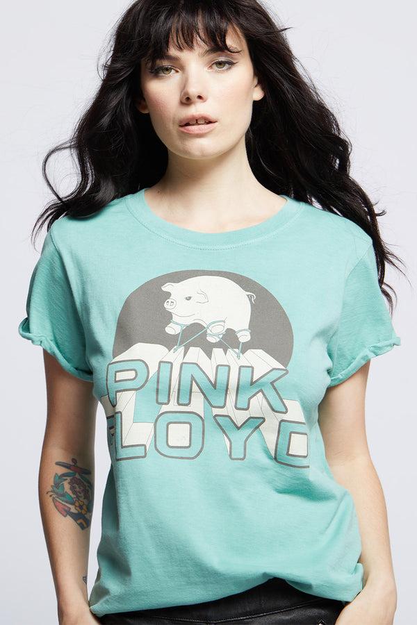 Recycled Karma Pink Floyd Algie Pig Retro Graphic Tee
