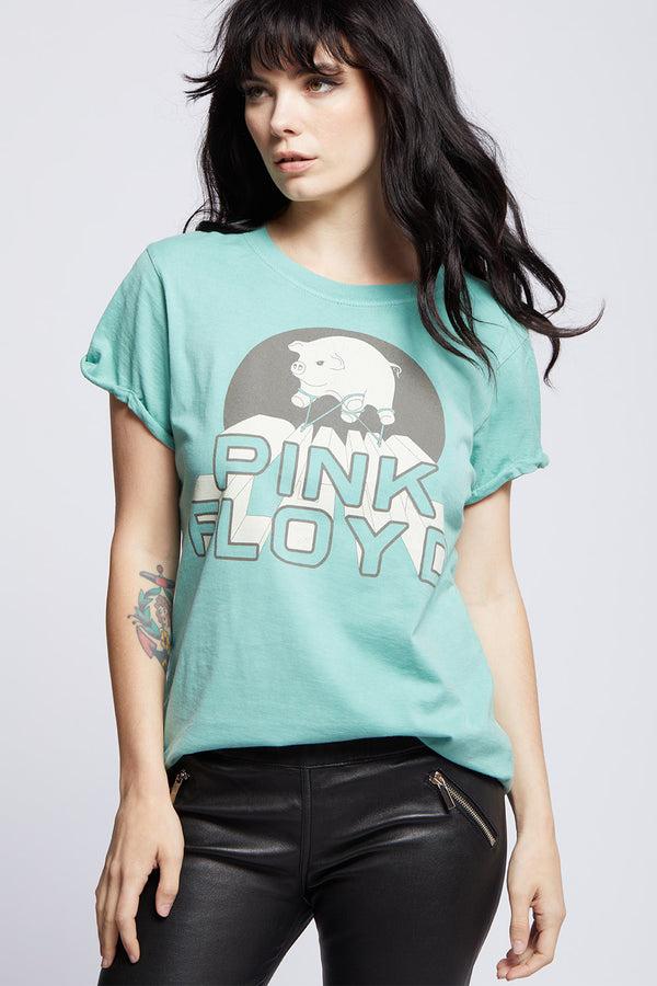 Recycled Karma Pink Floyd Algie Pig Retro Graphic Tee