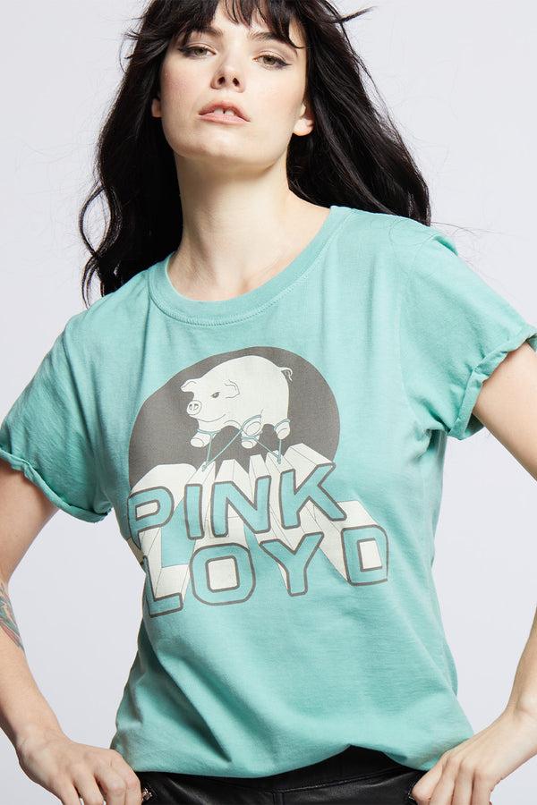 Recycled Karma Pink Floyd Algie Pig Retro Graphic Tee