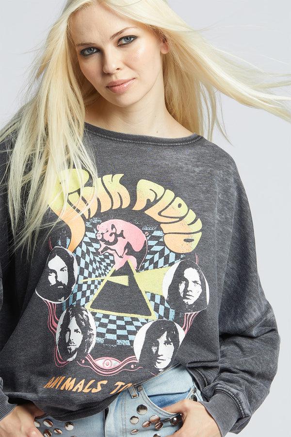 Recycled Karma Pink Floyd Animals Tour ‘77 One Size Sweatshirt