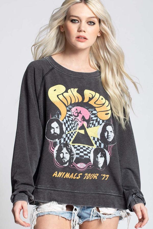 Recycled Karma Pink Floyd Animals Tour ‘77 Oversized Vintage Sweatshirt